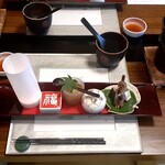 銀のすず - 祝い膳の前菜‥