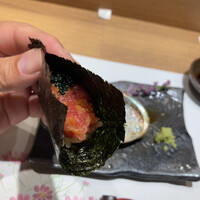 神田 鮨 近松 - 海苔にこだわってます　確かに美味しい