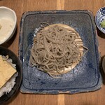 Soba Gassan - そばとだし巻き玉子のせごはんのセット