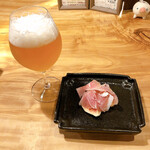 とんかつ 乃ぐち - いちぢくと生ハム