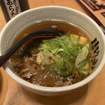 Kushikatsu Arata Meiekiminamiten - 牛肉吸い。大阪の味。美味いです