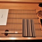 御料理 まつ山 - テーブルセッティング