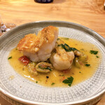 とんかつ 乃ぐち - 白甘鯛と牡蠣