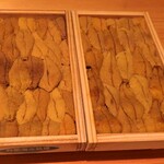 御料理 まつ山 - 萩の赤雲丹