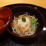 割烹 渡邊 - 帆立のしんじょうと松茸