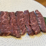 炭火焼肉の店 長春館 - ハラミ 塩 2000円