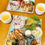 Sumairukafe - 月替わりプレート　ハニーマスタードチキン　1300円