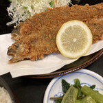 グルメリアきらく - 岩魚フライ定食