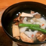 ラ・ボンバンス - 鱧と松茸のお椀