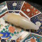 鮨よし - ばい貝食べて写メなしすみません  アオリイカ 安定のコリコリ