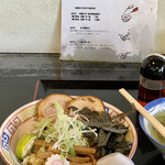 らー麺　Do・Ni・Bo - 煮干油そば味玉入り780円