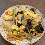 北京の味 - 木肉須(肉卵キクラゲ炒め)