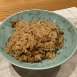 じどりや 穏座 - 松茸ご飯。