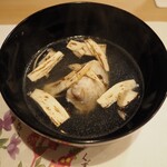 うを徳 - お椀（のどぐろ + 松茸）