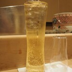 うを徳 - 梅酒（ソーダ割）