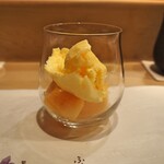 うを徳 - 自家製アイスクリーム + らいでんメロン
