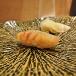 うを徳 - 明石 鯛（握り）