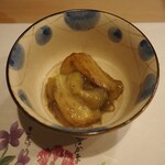 うを徳 - 京都 揚げ青なす + うるか + 白味噌