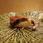 うを徳 - 鰹 藁焼き（握り）