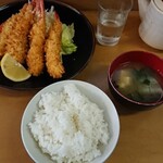 みやじま - エビフライ定食