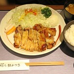 田むら 銀かつ亭 - 和豚もちぶた湘南ゴールド入り味噌漬け定食、1,485円也。