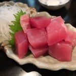 さんしょう焼き鳥 - まぐろブツ