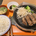Pepper Lunch - おろしハンバーグ+味噌汁