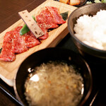 やきにくホルモン 幸心 - 玉子スープとろとろ