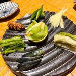 Fuumiya Haru - 漬物盛り合わせは種類も豊富で好きなものを選べます