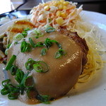 ひやけ - ハンバーグごま味噌ソースと野菜のフリット