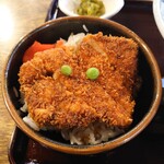 といや - 肉そばとミニかつ丼セット1200円