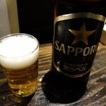 Puro Sakaba - 「サッポロビール（大びん）」（620円）