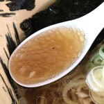 麺屋神楽 - しょうゆラーメン　スープアップ