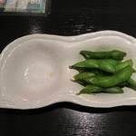 沖縄料理 しーさ 東三国店 - つきだしの だし枝豆