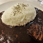 カレーの鬼 - カレー　中辛　並盛（250g位）￥550