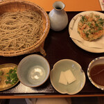 Soba Wabi Suke - 桜海老の天せいろ