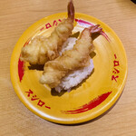 スシロー - 申し訳ないけど、海老天の回転寿司はやはりくら寿司がダントツかも。