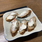 Tachinomi Sakaba Ishikawa Genzou Shouten - いぶりがっこクリームチーズ＠200円