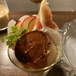bake melew - 焼き菓子屋のパフェ　ープラムといちじくと和梨一