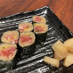 Sushiresutoranichimokuryouzen - とろたく巻