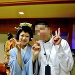 那須温泉　山楽 - わかばちゃんと２ショット！