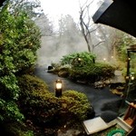 那須温泉　山楽 - 名物の大露天風呂