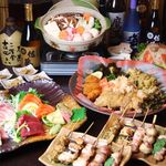 Tebaya - ＊宴会一番人気＊２５００円お刺身コース（１１～３月）＊お鍋のかわりに料理２品プラス（４～１０月）