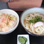 ほの香 - 小エビ塩天丼。