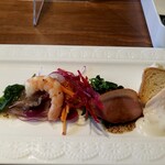 ラ ロゼッタ - ①の中から……前菜盛り合わせ。