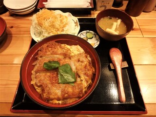 Tonkatsutowashokunobutake - ロースカツ丼（120g）¥1,012