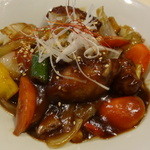 ビストロ茶葉蘭 - 我侭酢豚定食