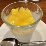 キノシタ - 口直し　パイナップルのソルベ