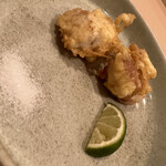 鳥料理 純 - 鳥の天ぷら
