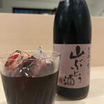 鳥料理 純 - 山葡萄酒(ロック)